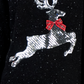 Karen Scott Women's Holiday Sweater Black Size X-Large