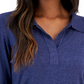 Karen Scott Women's Plush Polo Sweater Blue Size XX-Large