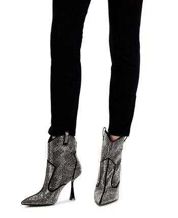 INC International Concepts Women's Oaklynne Booties Black Size 10 M