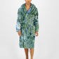 Sun + Stone Men's Tie-Dyed Hooded Fleece Robe  Green Size  L/XL