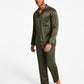 INC International Concepts Men's 2 Pc Tipped Pajama Set Green Size Large