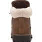 Sun + Stone Men's Glenn Faux Leather Fleece Trimmed Lace Up Boots Brown Size 10.5