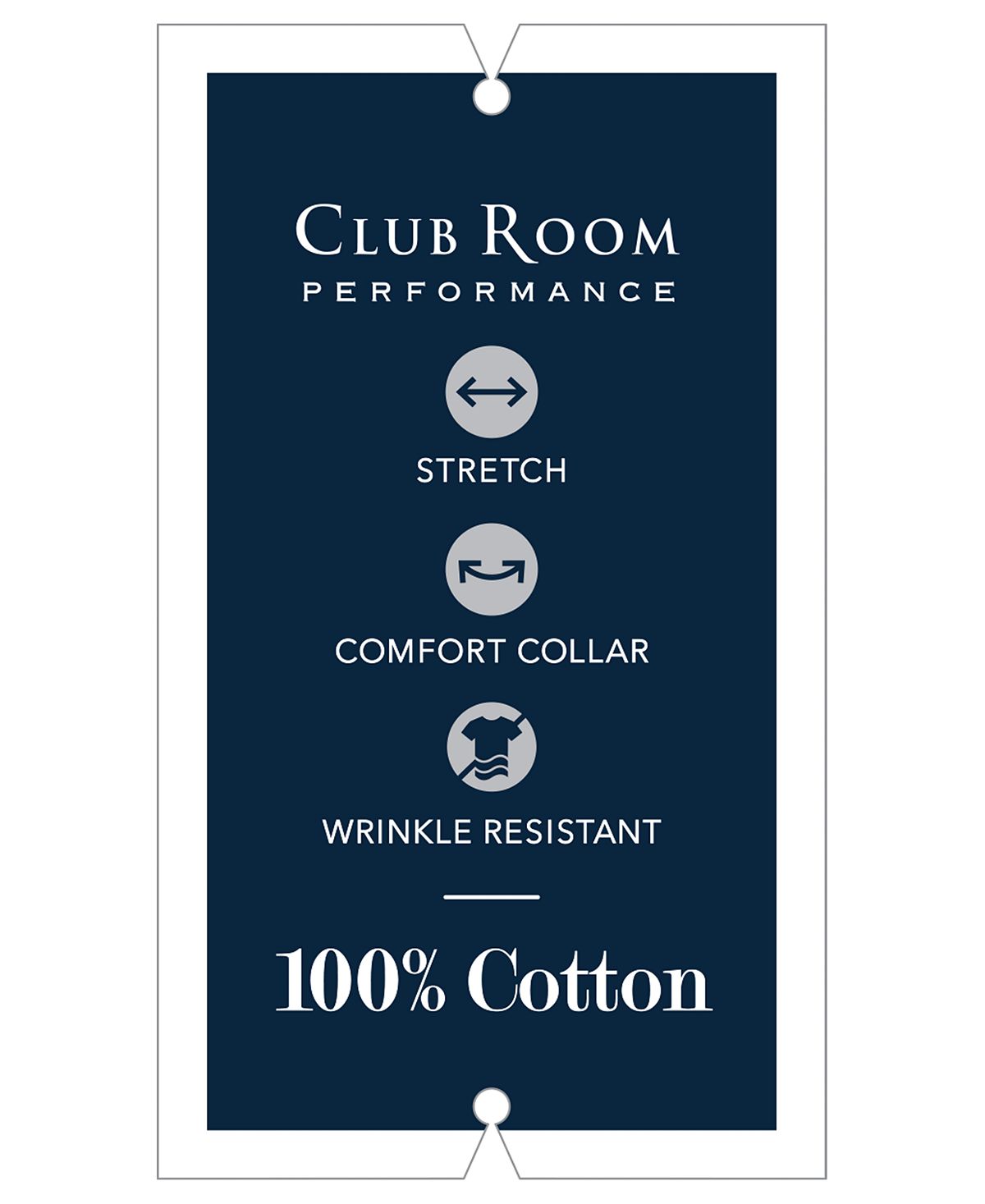 Club Room Men's Regular Fit Cotton Dress Shirt Red Size 17X34X35