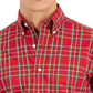 Club Room Men's Regular Fit Cotton Dress Shirt Red Size 32-33