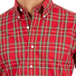 Club Room Men's Regular Fit Cotton Dress Shirt Red Size 18