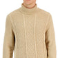 Club Room Men's Chunky Turtleneck Sweater Brown Size XX-Large
