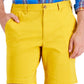 Club Room Men's Regular Fit 9 4 Way Stretch Shorts Yellow Size 40