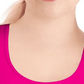 ID Ideology Women's Medium Impact Sports Bra Pink Size 1X