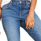 Style & Co Women's Curvy Girlfriend Jeans Blue Size 10