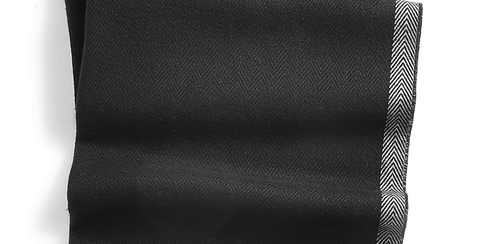 Alfani Men's Solid Tipped Scarf Black Size Regular