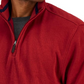 Club Room Men's 1/4 Zip Mock Neck Pullover Sweater Red Size X-Large