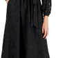 Alfani Women's Jacquard Mesh Sleeve Belted Shirtdress Black Size 4 Petite