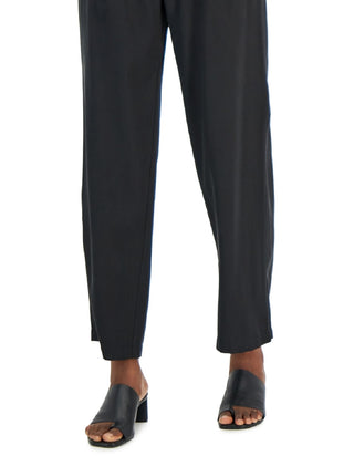 Alfani Women's Tie Belt Trousers Black Size 4