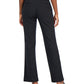 Alfani Women's Pressed Ponte Knit Trousers Black Size 12Petite