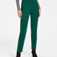 Alfani Women's Seamed Tummy Panel Pull On Pants Green Size 4