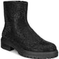 INC International Concepts Women's Beslana Lug Sole Booties Black Size 5M