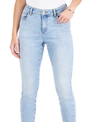 INC International Concepts Women's Mid Rise Skinny Jeans Blue Size 2