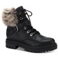 Sun + Stone Women's Orlenaa Cold Weather Booties Black Size 7 M