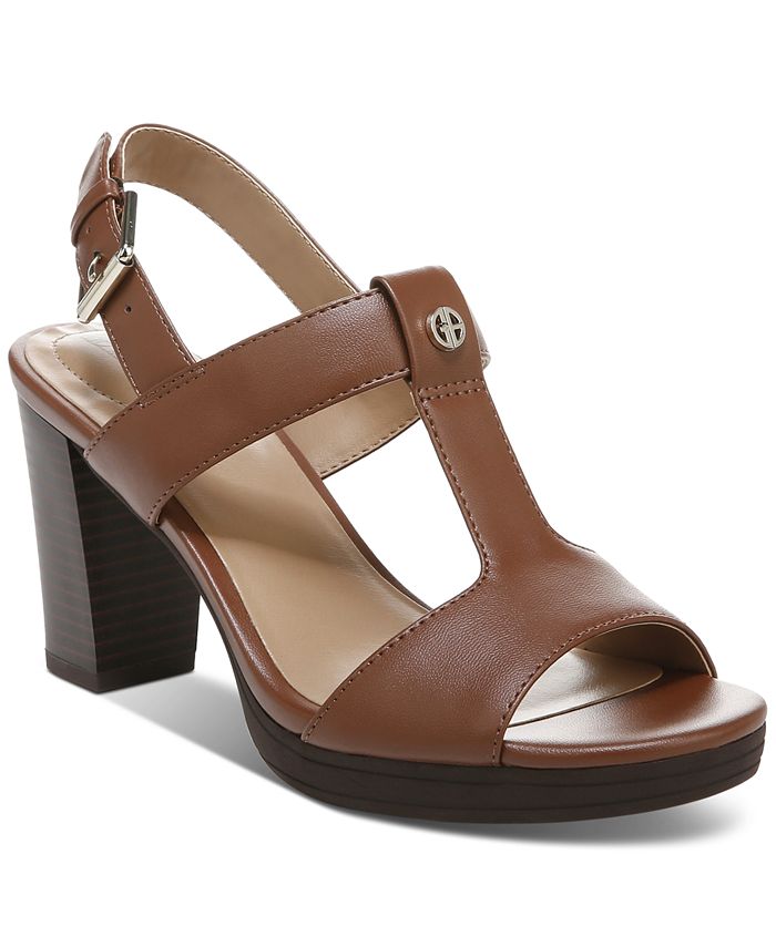 Giani Bernini Women's Paulette Dress Sandals Brown Size 7.5 M