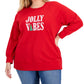 Style & Co Women's Fleece Tunic Red Size 2X