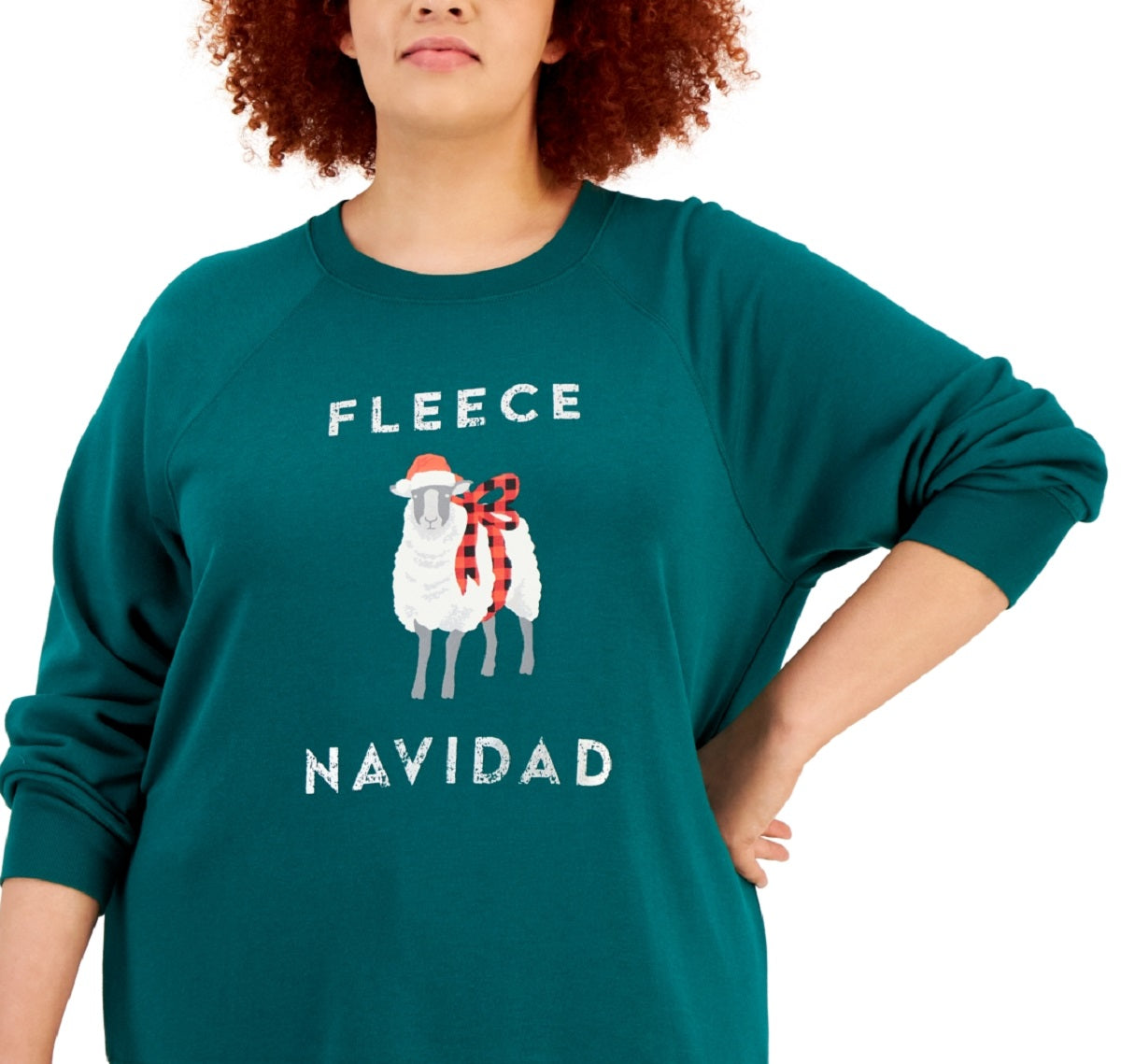 Style & Co Women's Fleece Tunic Blue Size 3X