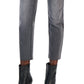 INC International Concepts Women's Pull On Straight Leg Jeans Gray Size 6