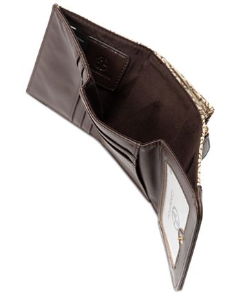 Giani Bernini Women's Logo Jacquard Trifold Wallet Brown Size Regular