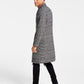 INC International Concepts Men's Nicolas Plaid Coat Black Size Large