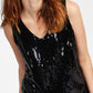 INC International Concepts Women's Sequin Tank Black Size X-Small