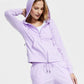ID Ideology Women's Retro Recycled Full Zip Jacket Purple Size Medium