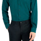 Alfani Men's Slim Fit 4 Way Stretch Solid Dress Shirt Green Size 14X32X33