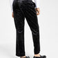 INC International Concepts Men's Slim Fit Paisley Velvet Suit Pants Black Size 29
