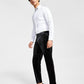 INC International Concepts Men's Slim Fit Paisley Velvet Suit Pants Black Size 29