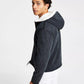 INC International Concepts Men's Erik Classic Fit Fleece Lined Hooded Jacket Black Size Large