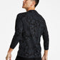 INC International Concepts Men's Classic Fit Paisley Long Sleeve T-Shirt Black Size Large