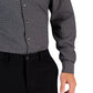 Alfani Men's Regular Fit Travel Ready Angled Geo Print Dress Shirt Black Size 36X37