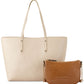 INC International Concepts Women's Zoiey 2-1 Tote Bag Brown Size Regular