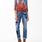 Fdj - Girlfriend Jeans With Rolled-up Hem