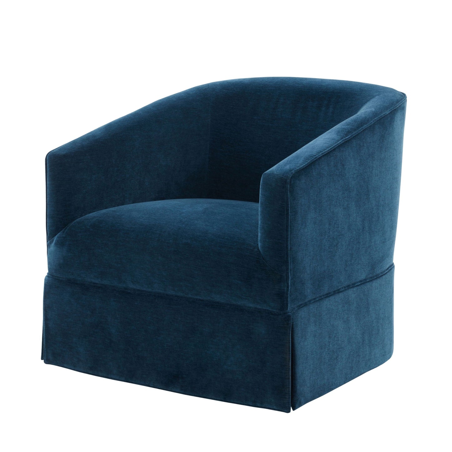 Elm Skirted Swivel Chair