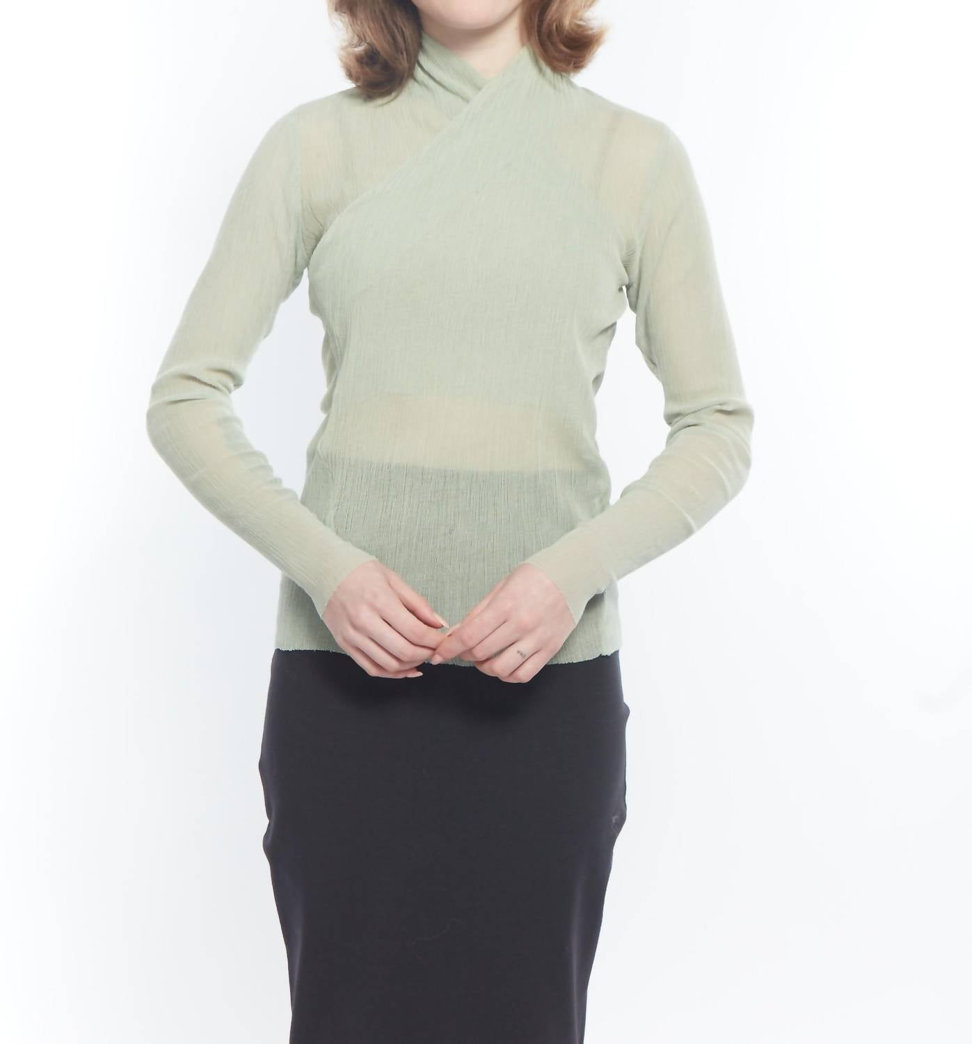 Matthildur - Plinth Sheer Long Sleeve Top