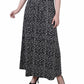 NY Collection Women's Maxi Length Skirt Black Size Small