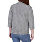 NY Collection Women's 3/4 Sleeve Ponte Jacket Black Size Petite X-Large