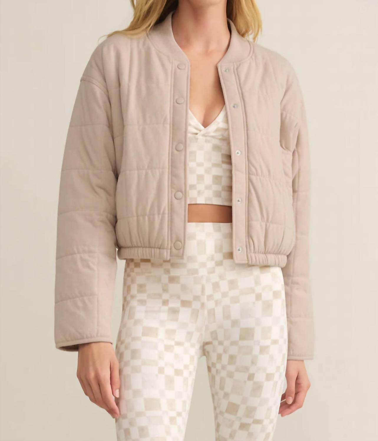 Z Supply - La Jolla Quilted Long Sleeve Jacket