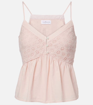 Velvet By Graham & Spencer - Aliah Eyelet Tank Top