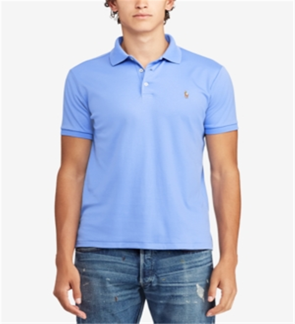 Polo Ralph Lauren Men's Classic Fit Soft Touch Cotton Polo Blue Size Small