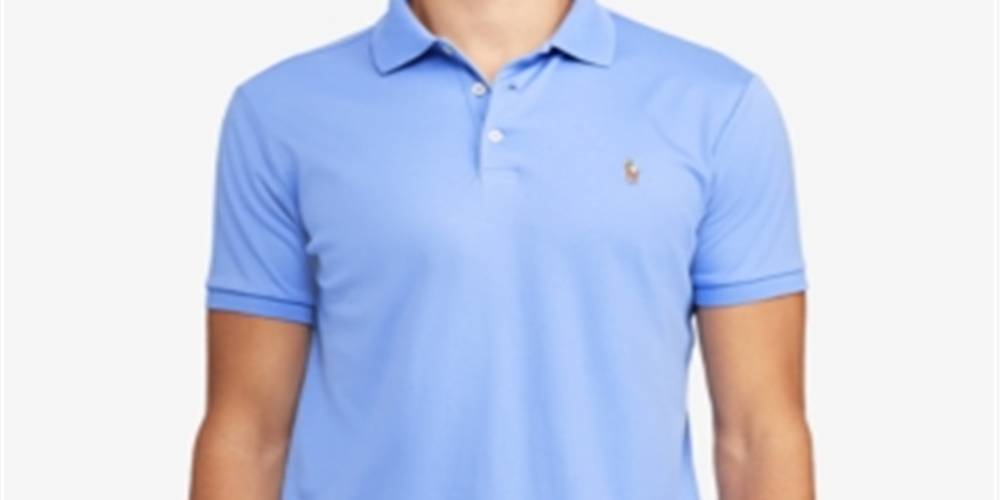 Polo Ralph Lauren Men's Classic Fit Soft Touch Cotton Polo Blue Size Small