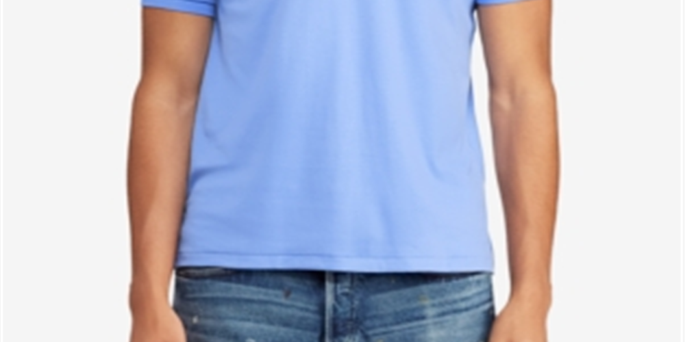 Polo Ralph Lauren Men's Classic Fit Soft Touch Cotton Polo Blue Size Small