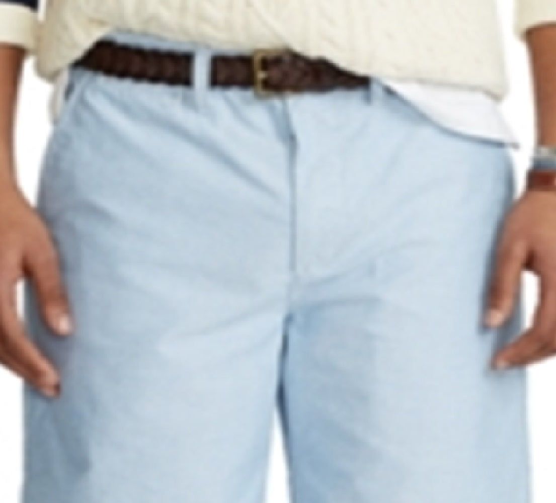 Polo Ralph Lauren Men's Relaxed Fit Oxford Shorts Blue Size 42