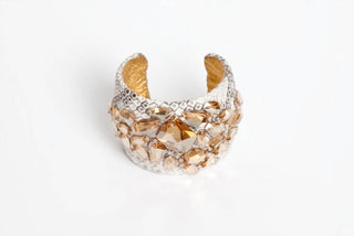 Avenue Chic - Women's Python Cosmic Cuff - Large