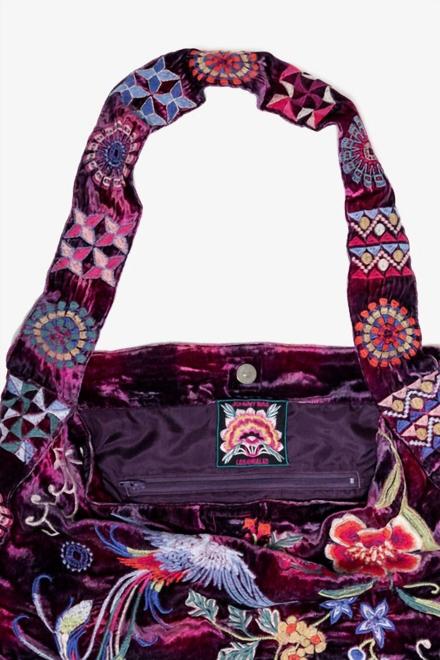 Johnny Was - VELVET WIDE STRAP TOTE BAG -NIKKOLA